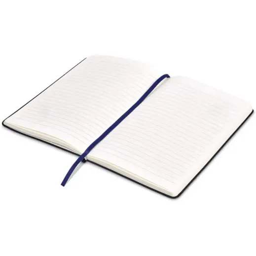 Altitude Charter A5 Soft Cover Notebook Navy Open